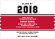 Red Band Class Of Graduation Invitations Image 5 of 5